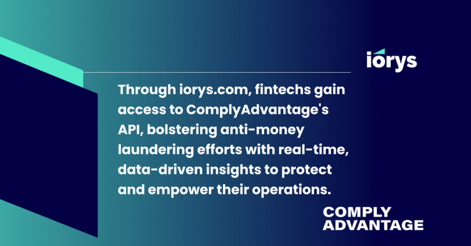 Elevating Compliance Standards with iorys and ComplyAdvantage 3