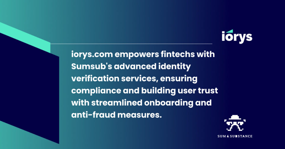 Enhancing Fintech Compliance with iorys and Sumsub 3